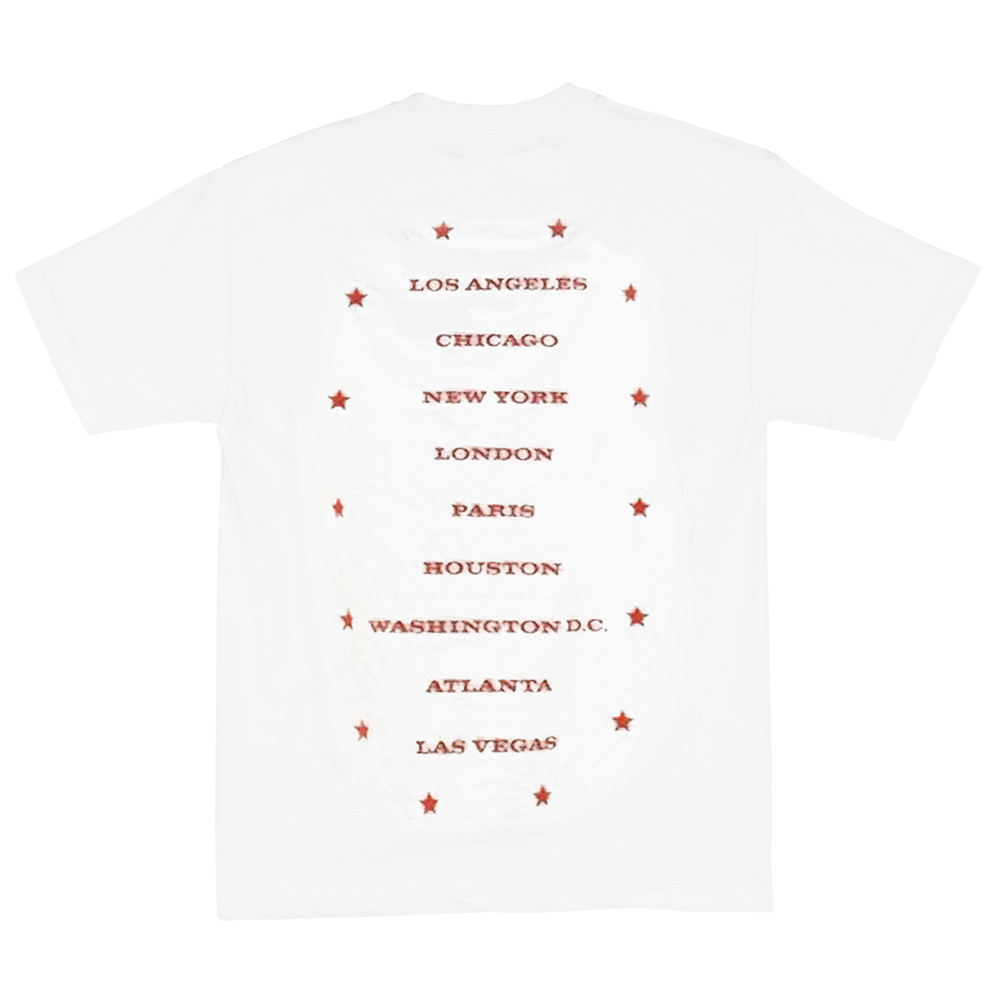 Beyonce Cowboy Carter Merch - Banjo White Tour Tee