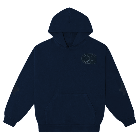 Beyonce Merch - Cowboy Carter Signature Dark Blue Live Tour Hoodie